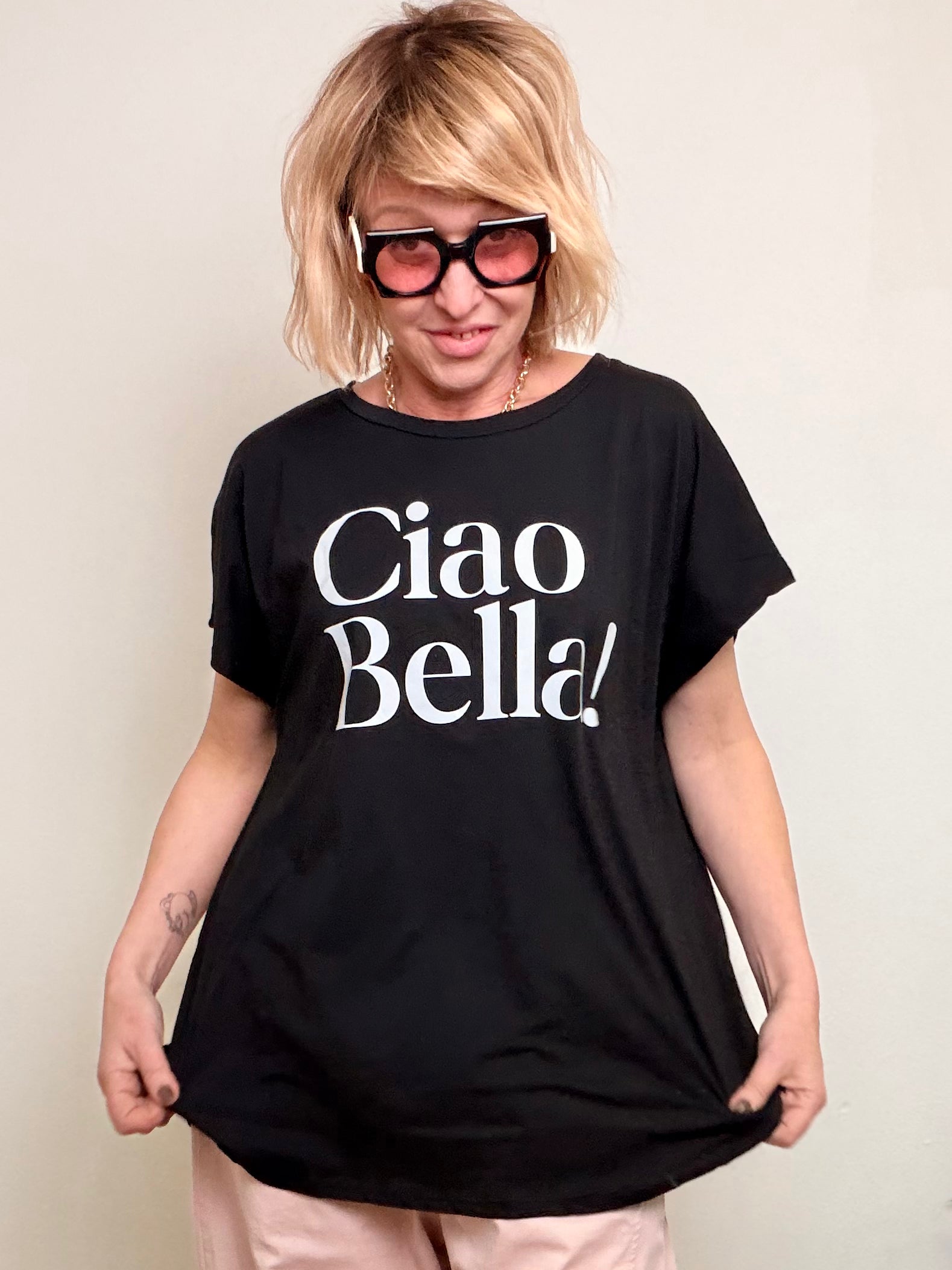 T-Shirt Oversize "Ciao Bella!"
