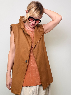 Gilet Over Cuoio "Sweet Cherry"