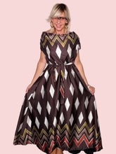 Abito maxi geometrico - frontale