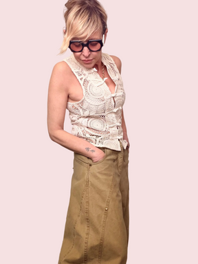 Pantalone Verde Militare Tinto Capo