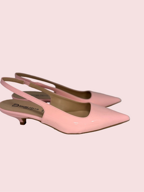 Slingback Rosa Vernice Kitten Heel – Divine Follie