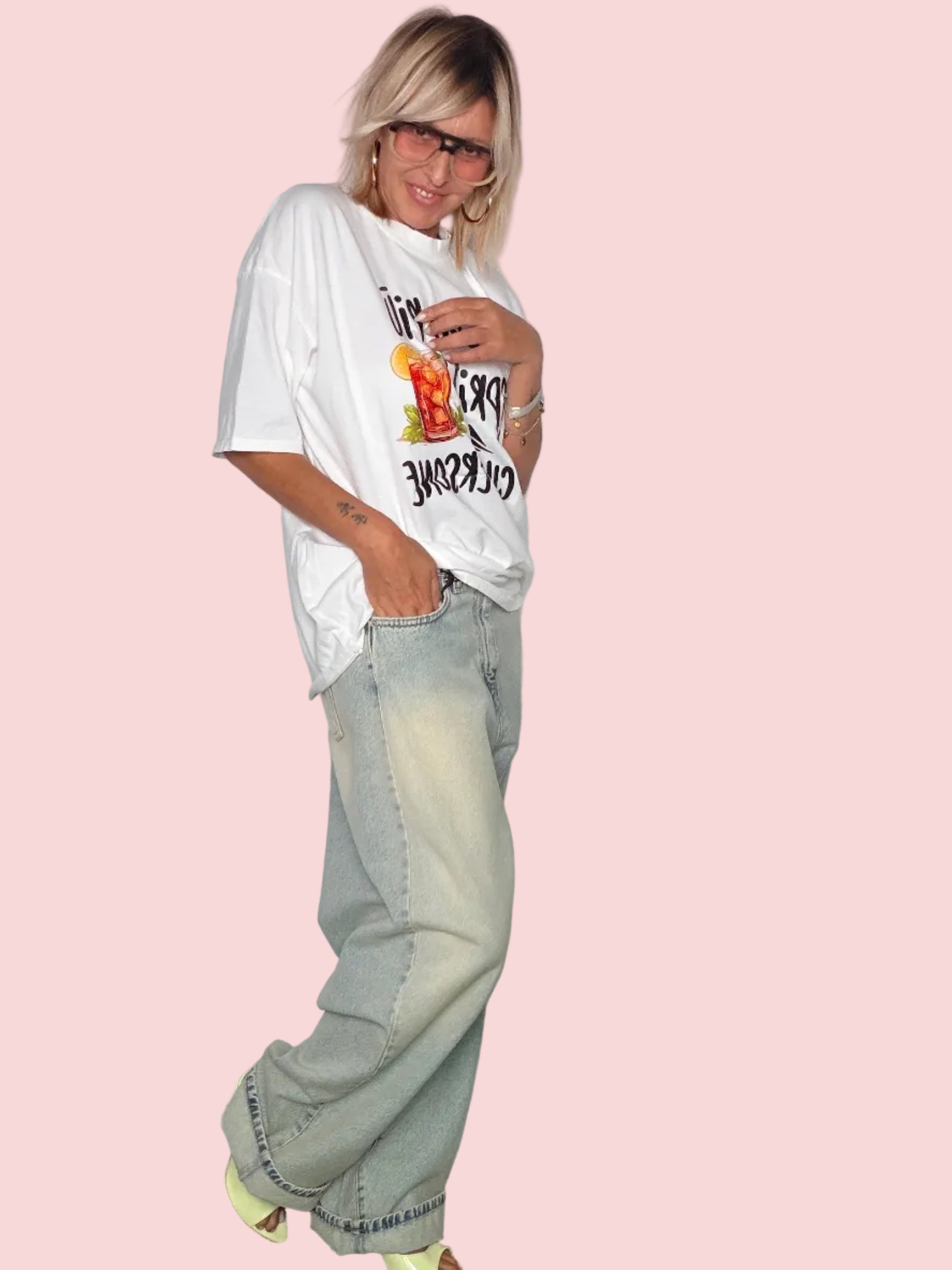 Jeans Baggy Elastico