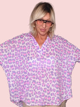 Camicia maculata rosa lilla - movimento