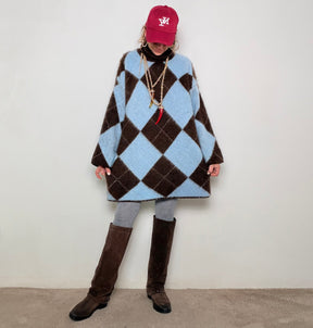 FEMALE - Abito Maxi Rombo Morbidoso