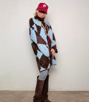 FEMALE - Abito Maxi Rombo Morbidoso