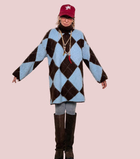 FEMALE - Abito Maxi Rombo Morbidoso