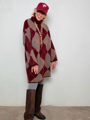 FEMALE - Abito Maxi Rombo Morbidoso