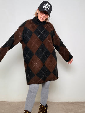 FEMALE - Abito Maxi Rombo Morbidoso