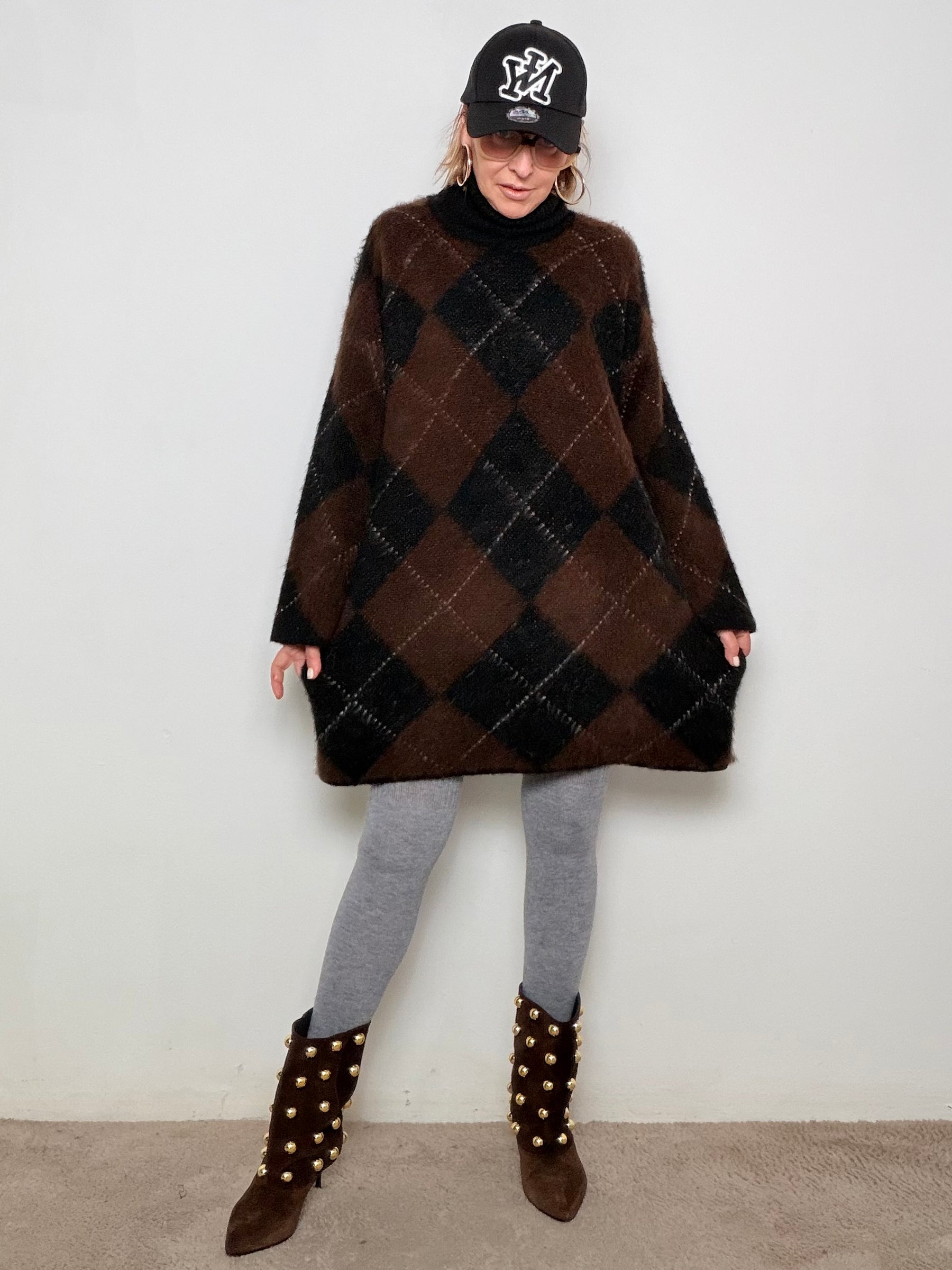 FEMALE - Abito Maxi Rombo Morbidoso