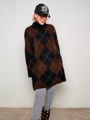 FEMALE - Abito Maxi Rombo Morbidoso