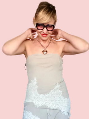 Top Fascia con Pizzo – Set Coordinato
