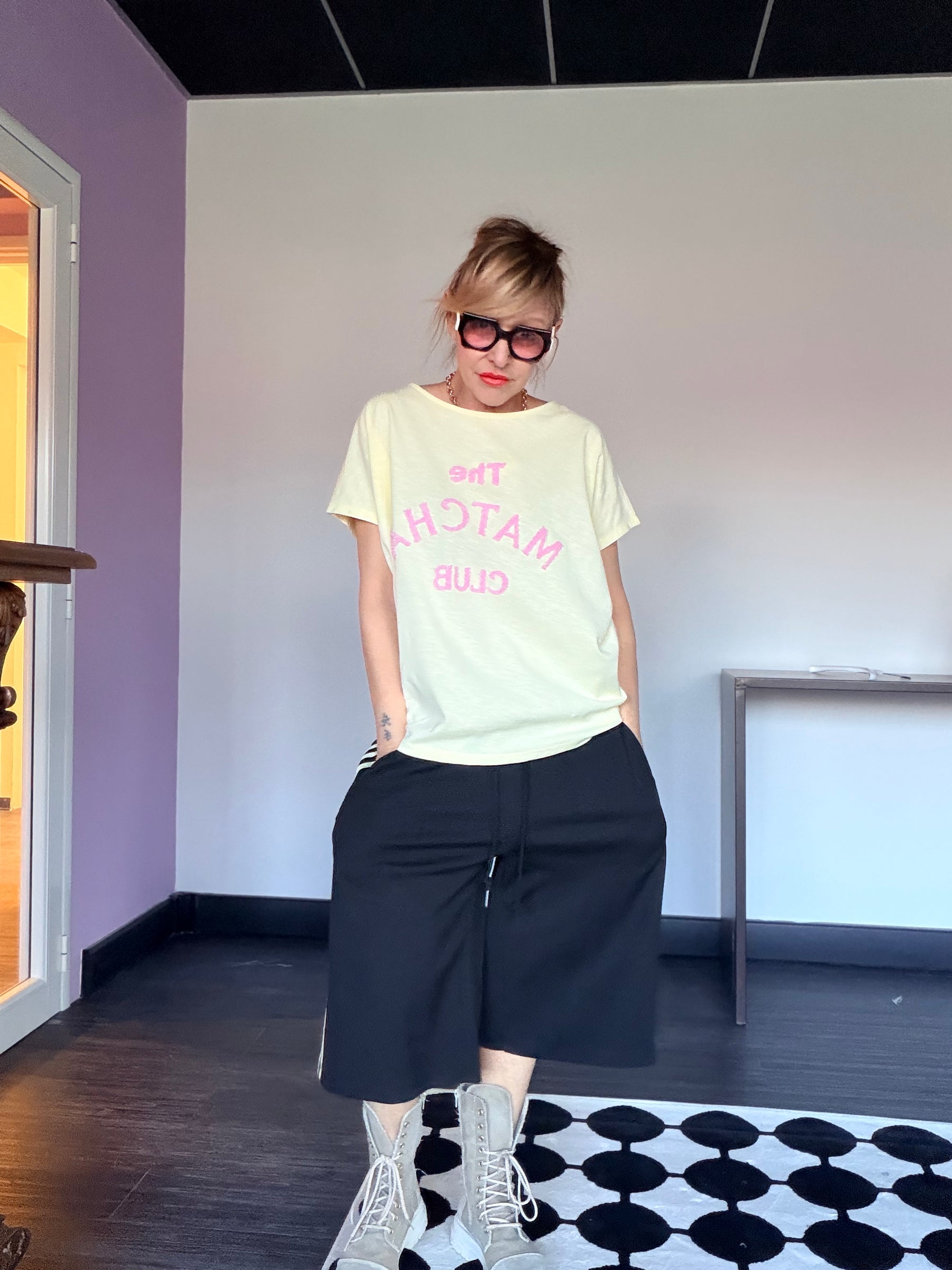 T-Shirt The Matcha Club — Stampa Specchio