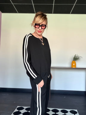 Completo Tuta con Bande – Set Due Pezzi