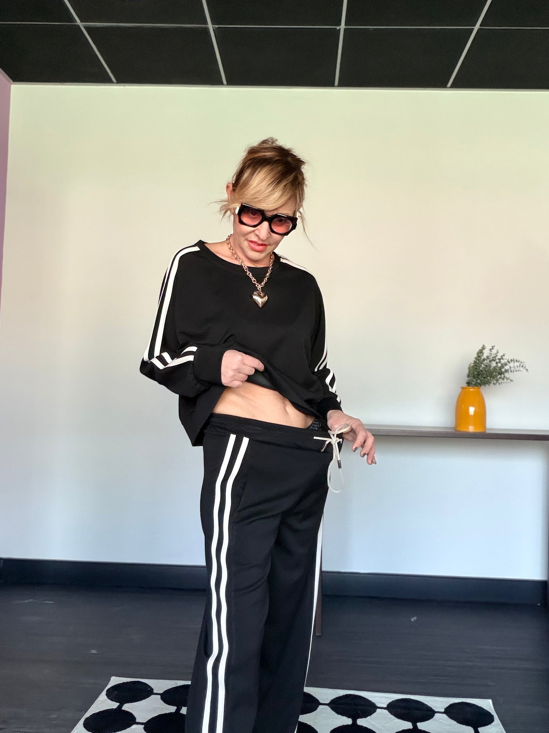 Completo Tuta con Bande – Set Due Pezzi