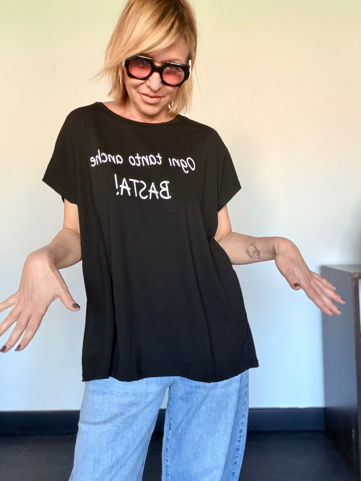 T-Shirt Over "Ogni tanto anche BASTA!