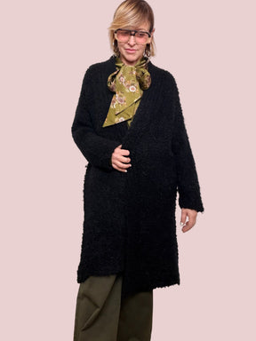 FEMALE - Cardigan lungo morbido boucle