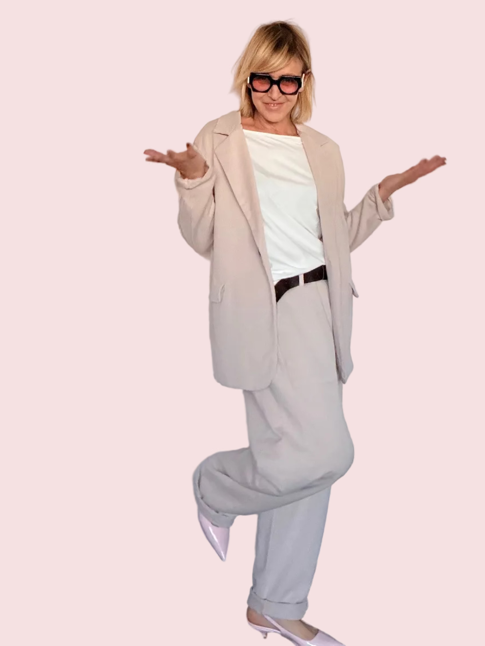 Blazer Oversize in felpa