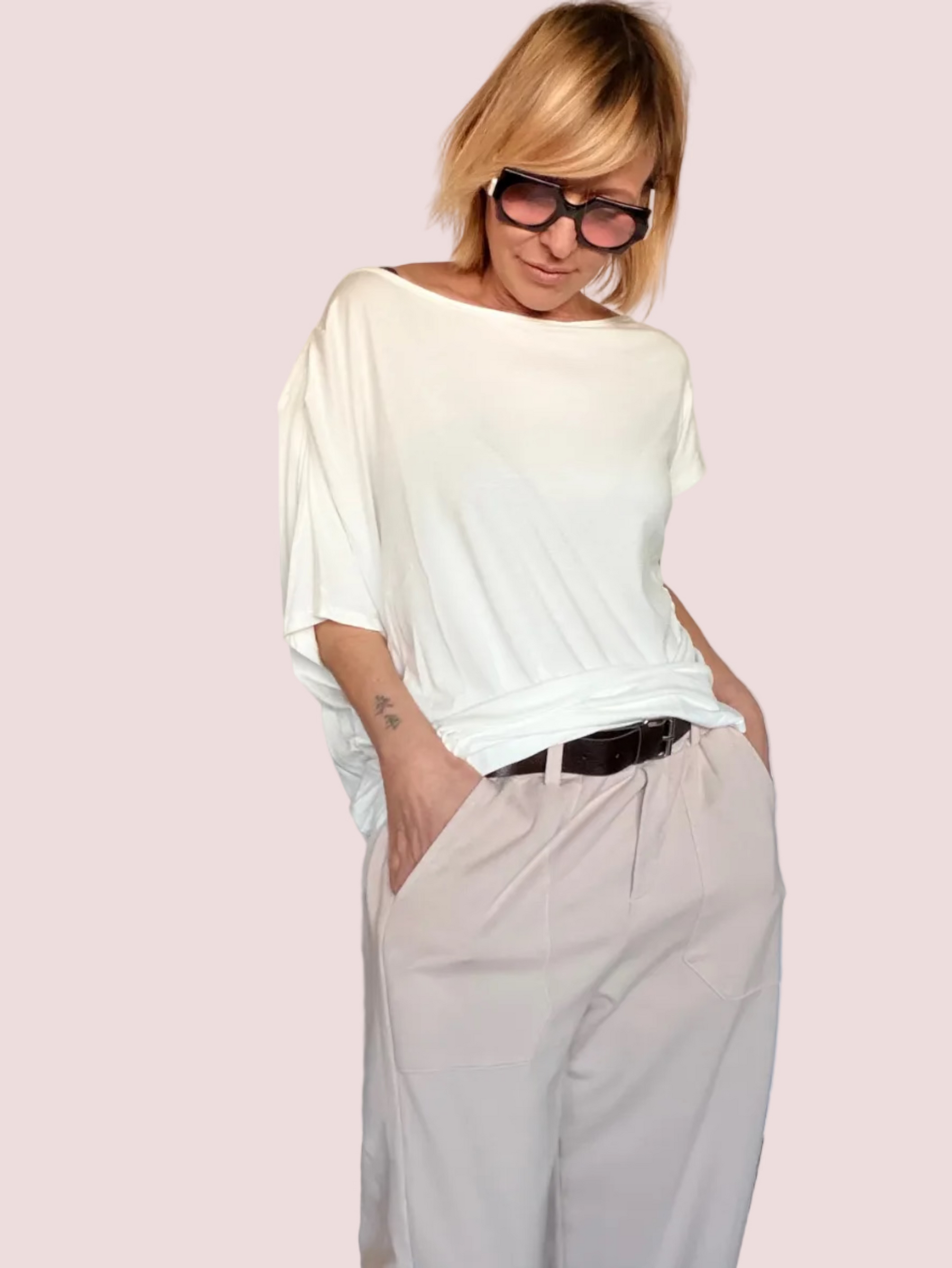 Pantalone Morbido in felpa over