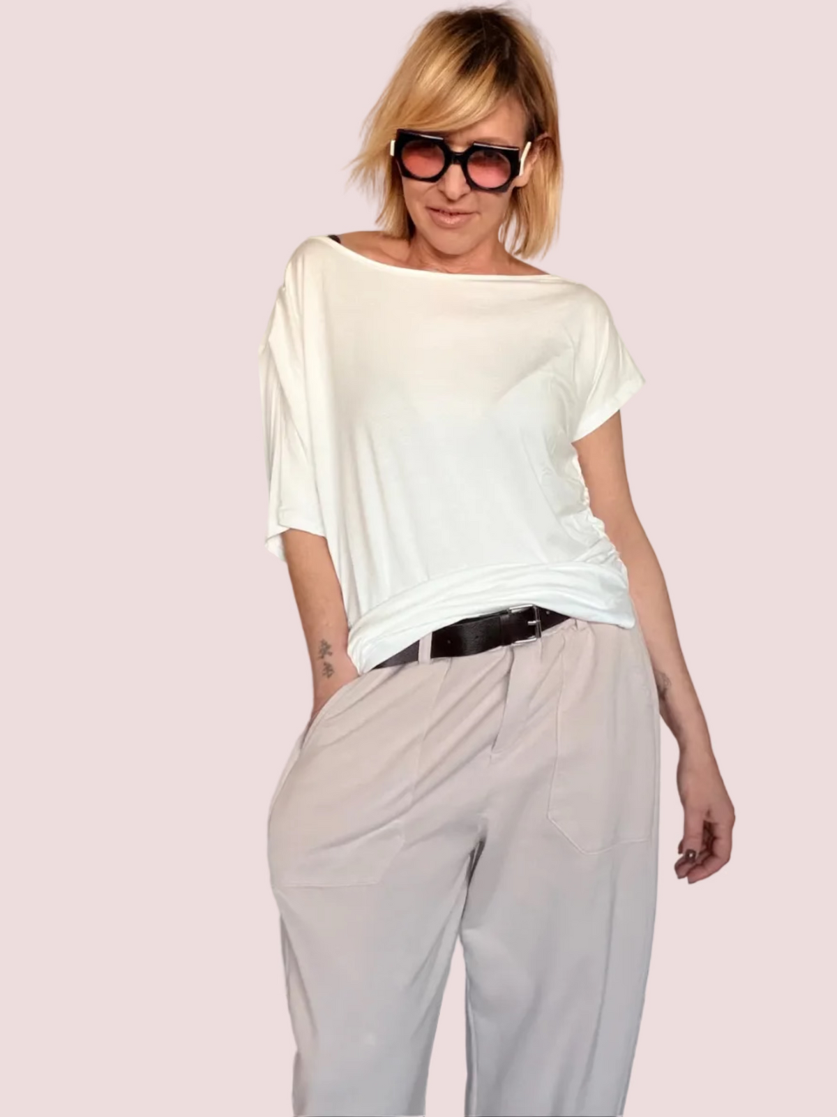 Pantalone Morbido in felpa over