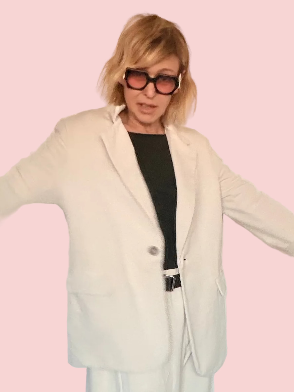 Blazer Oversize in felpa