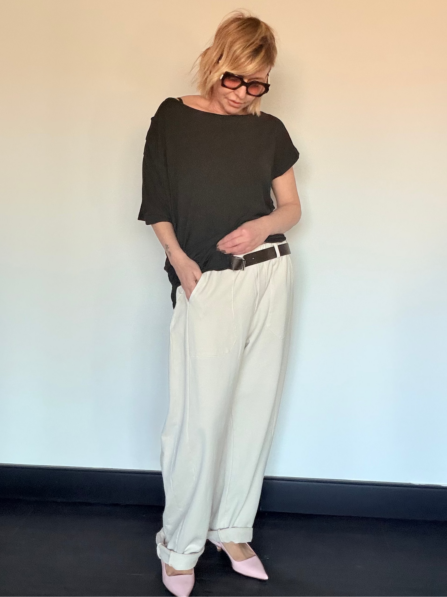 Pantalone Morbido in felpa over