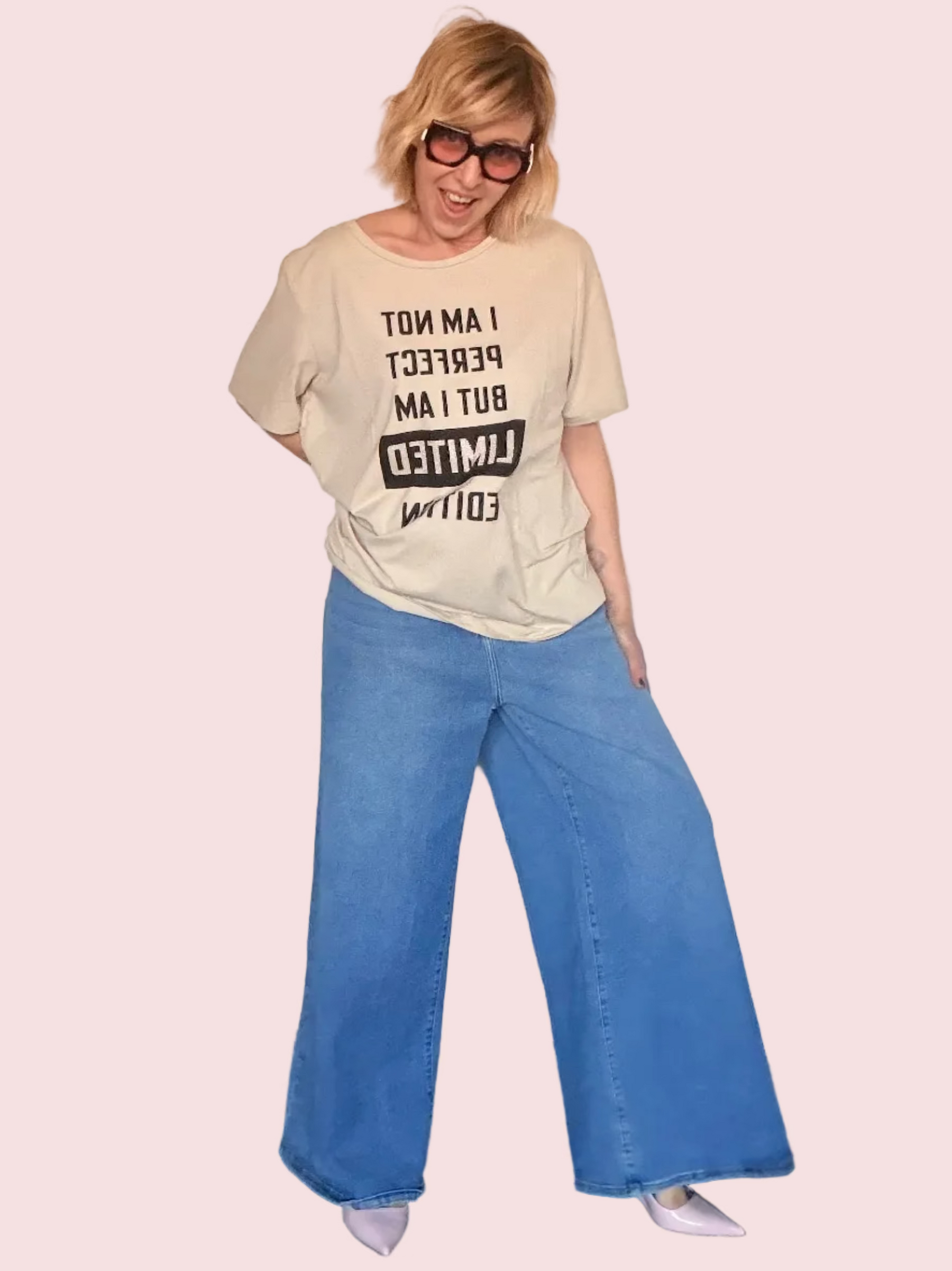 Jeans Wide Leg High Waist