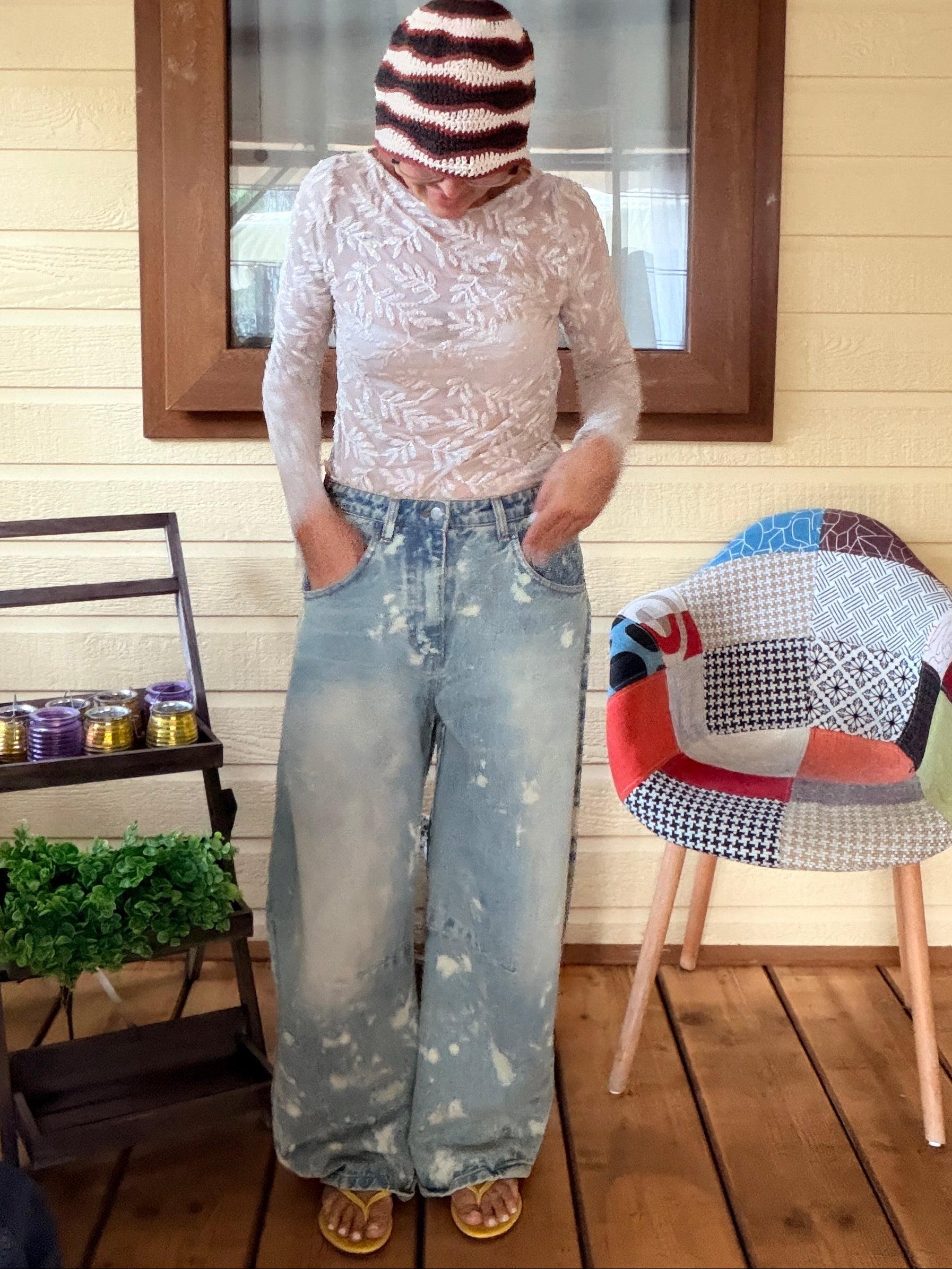 Jeans Wide Paint Mood