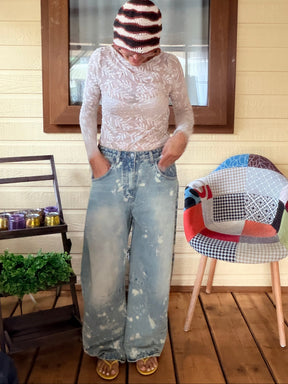 Jeans Wide Paint Mood