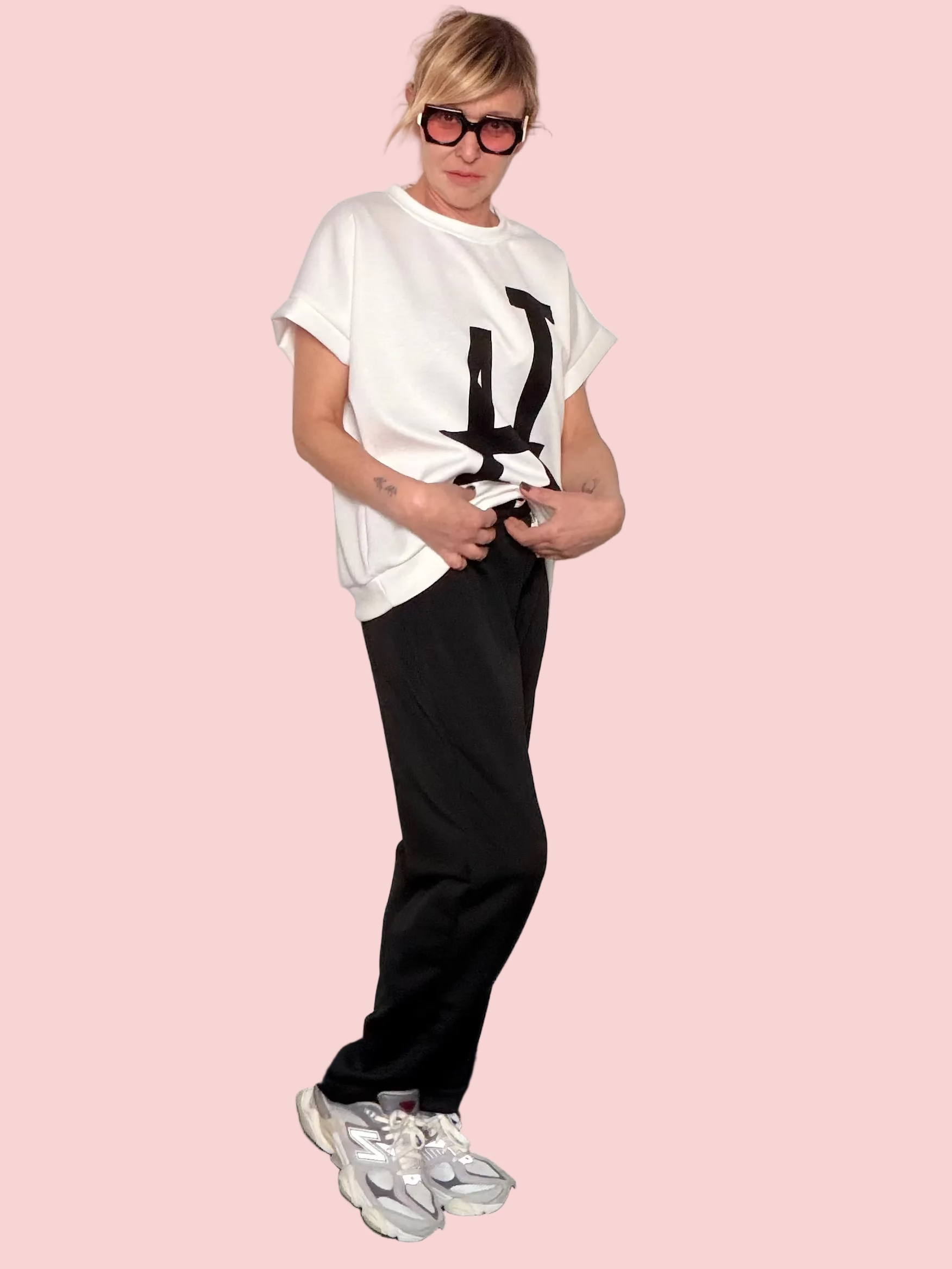 Tuta Coordinata Grafica LA — Top + Pantalone