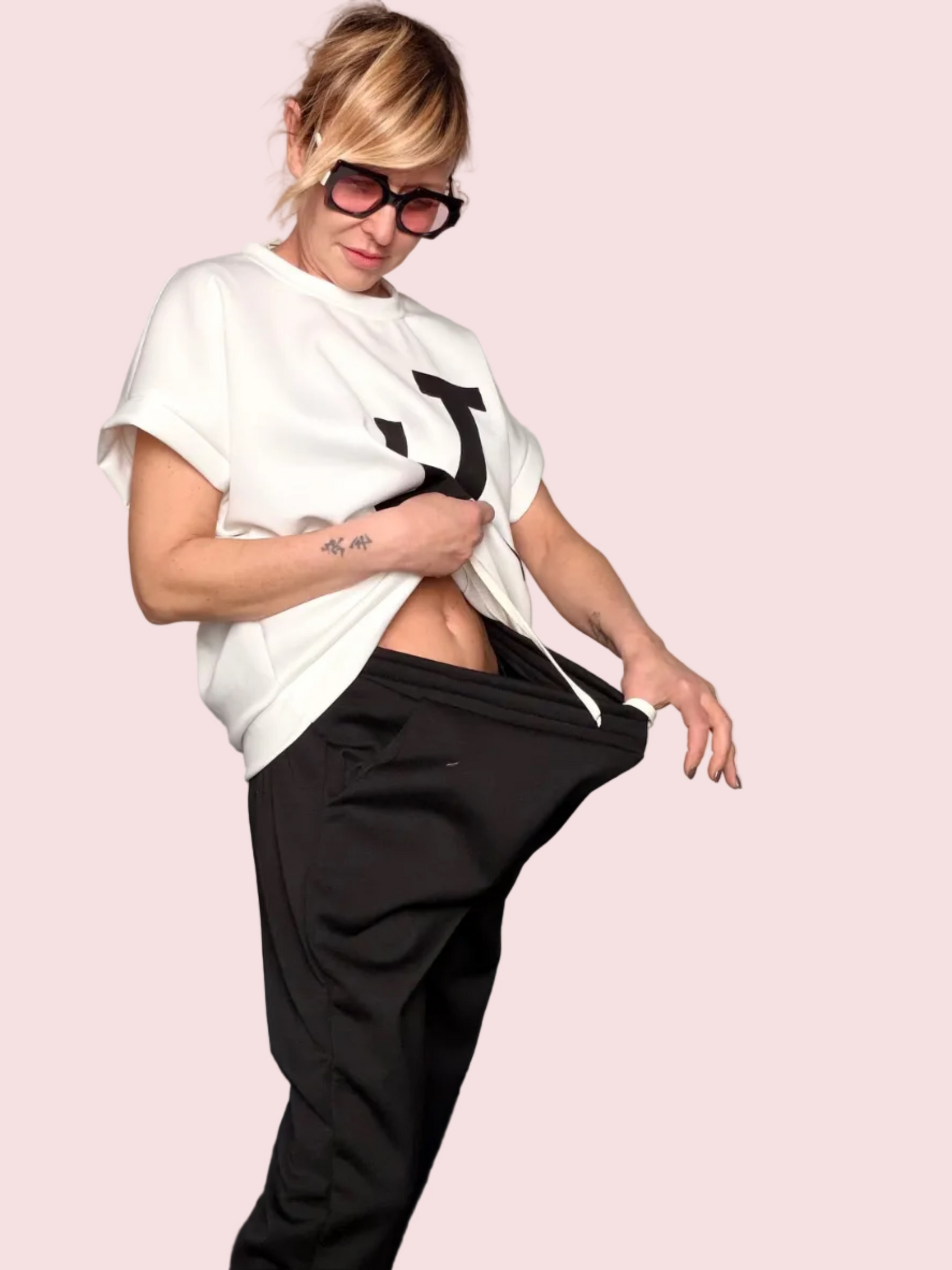 Tuta Coordinata Grafica LA — Top + Pantalone