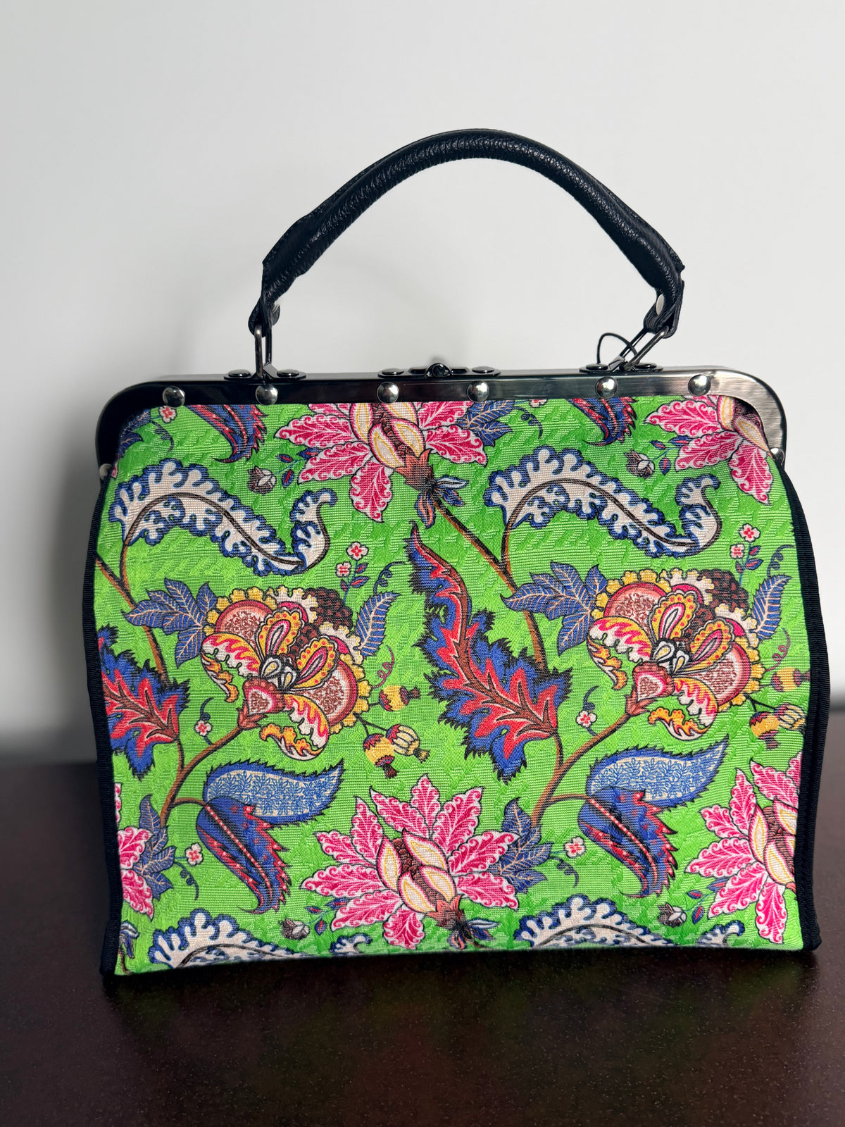 B. Florence Bag — Doctor Bag Jacquard Floreale