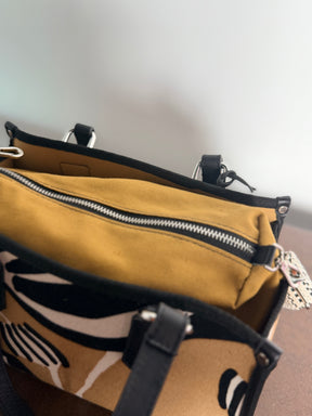 B. Florence Bag — Boston Bag con Print Astratto