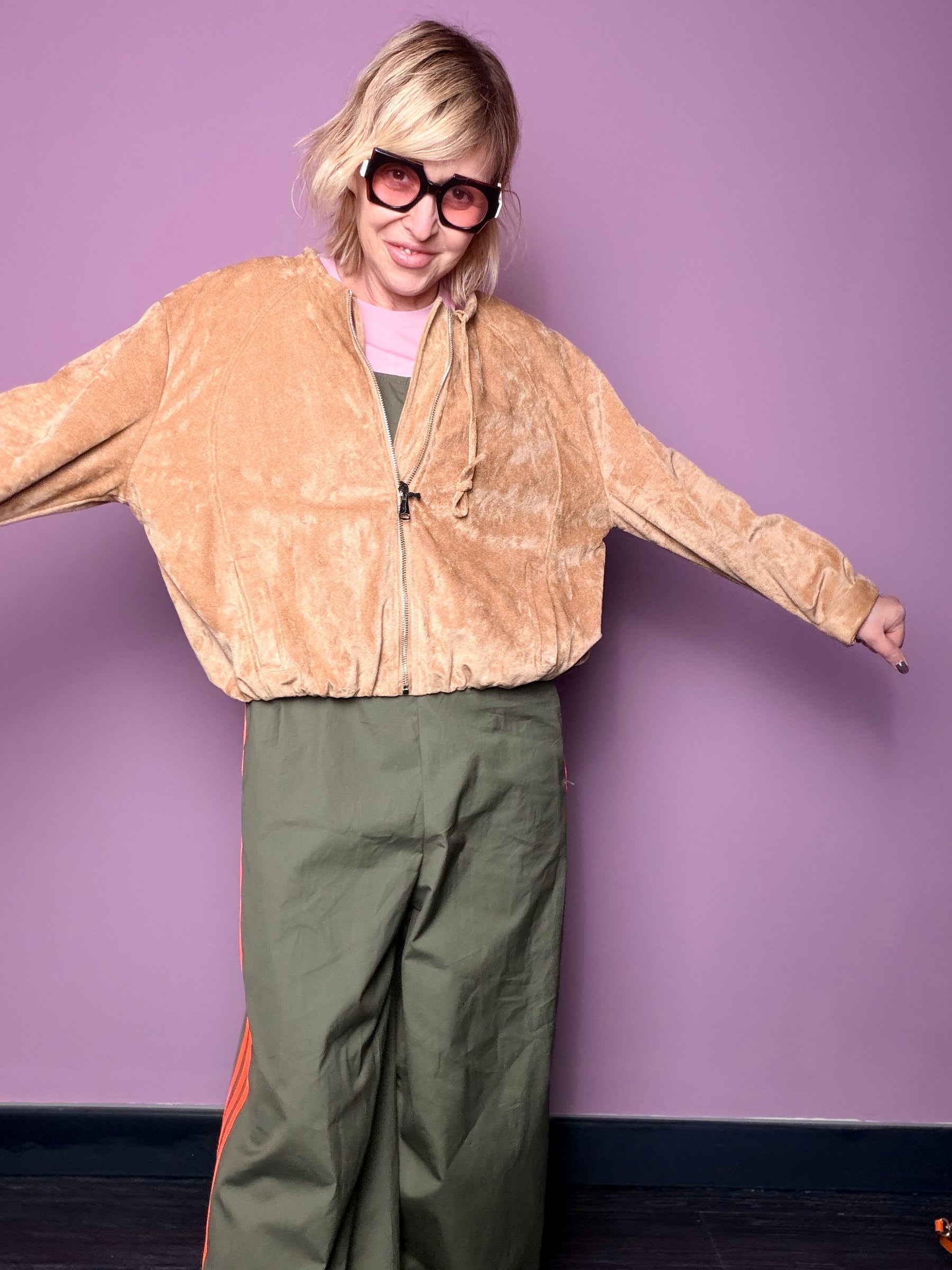Bomber Scamosciato