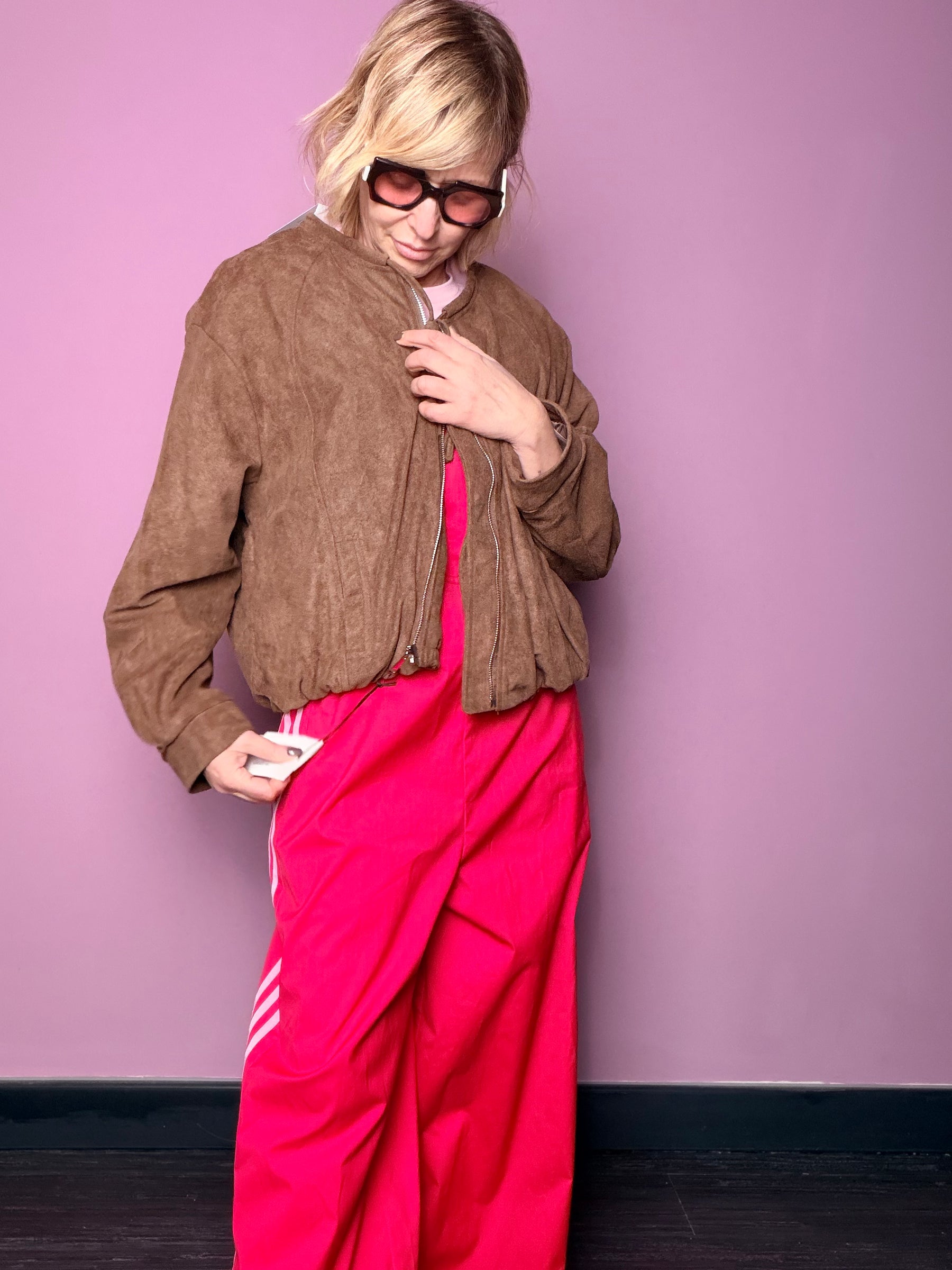 Bomber Scamosciato