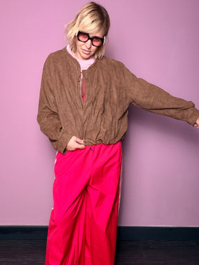 Bomber Scamosciato