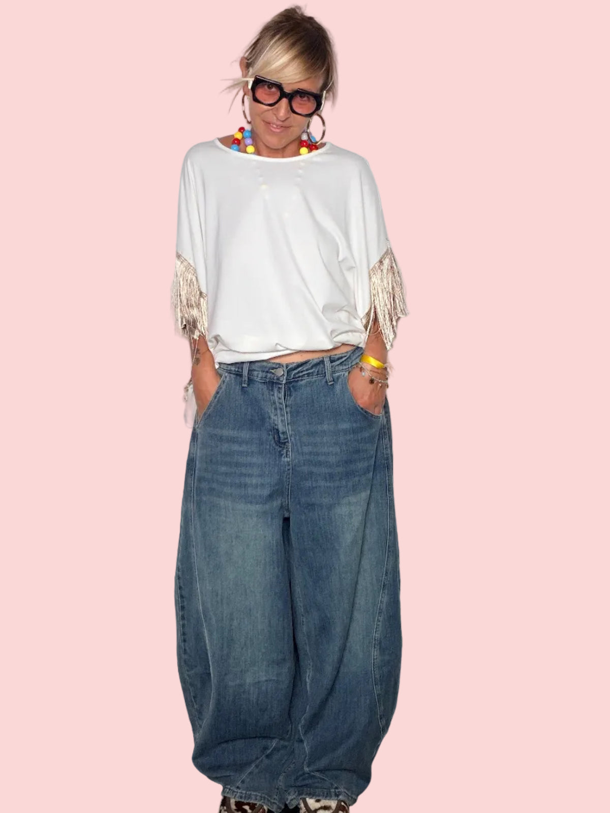 JEANS 2 Jeans Oversize Modello Imbuto