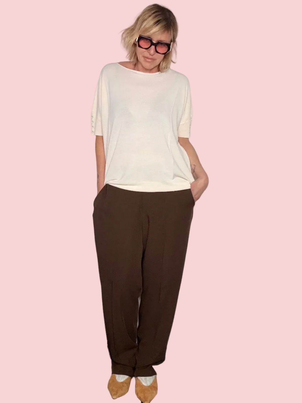 Pantalone Fluido Sigaretta