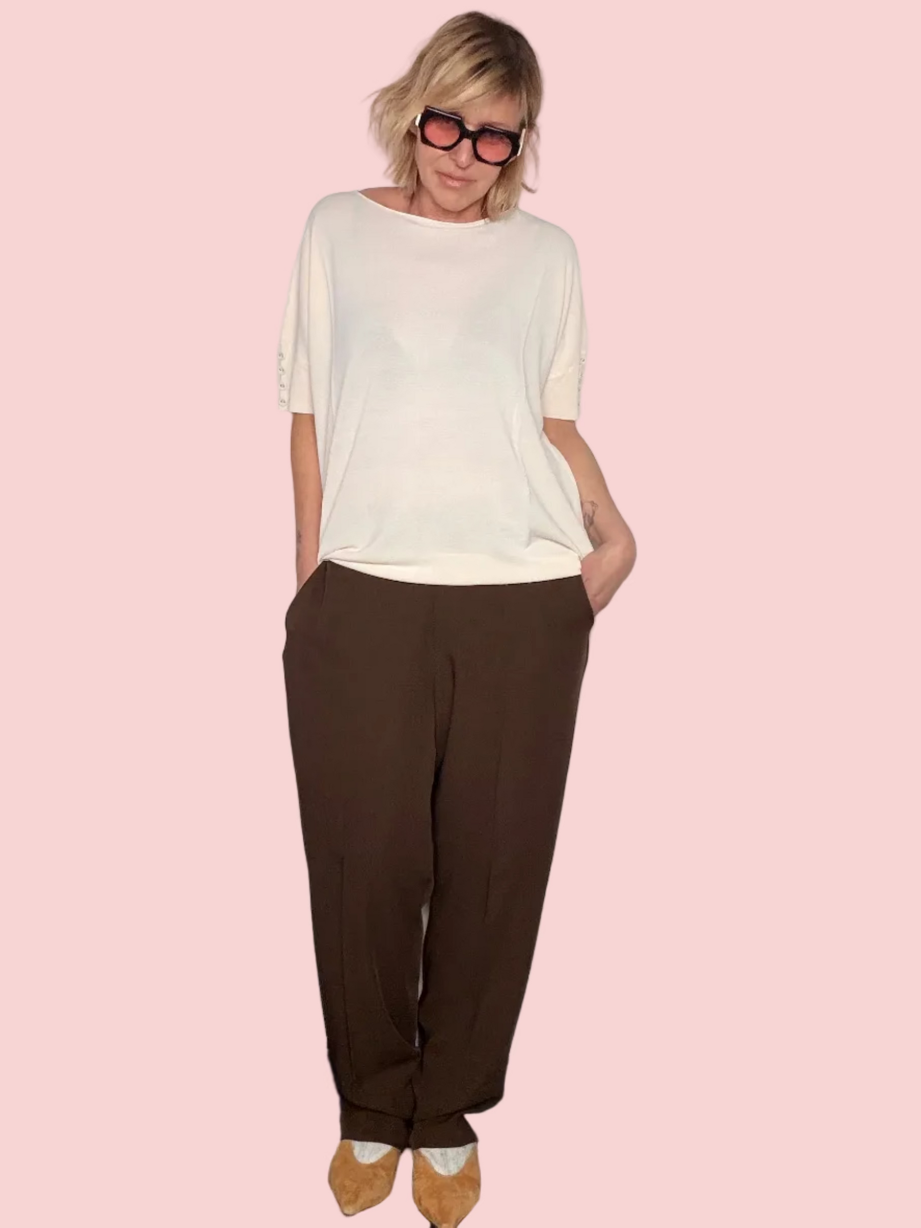 Pantalone Fluido Sigaretta