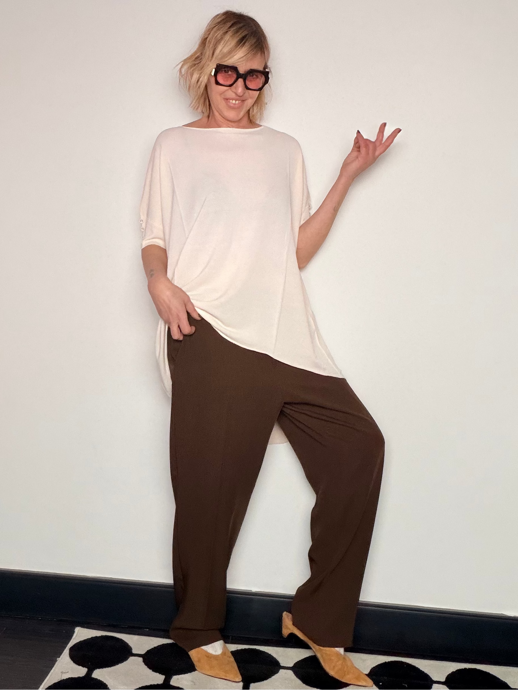 Pantalone Fluido Sigaretta
