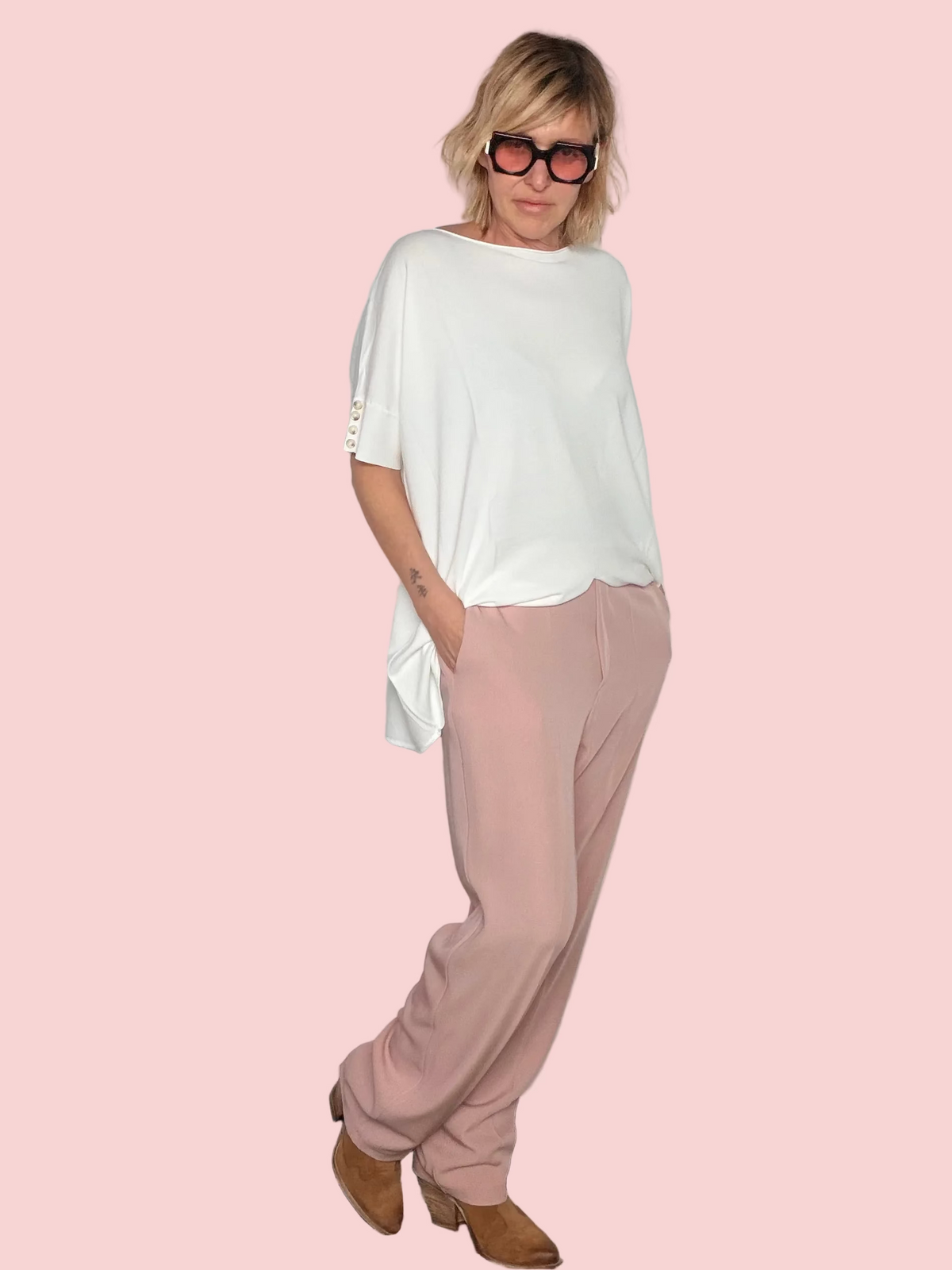 Pantalone Fluido Sigaretta