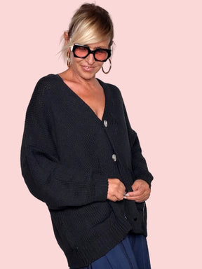 Cardigan Over in Maglia