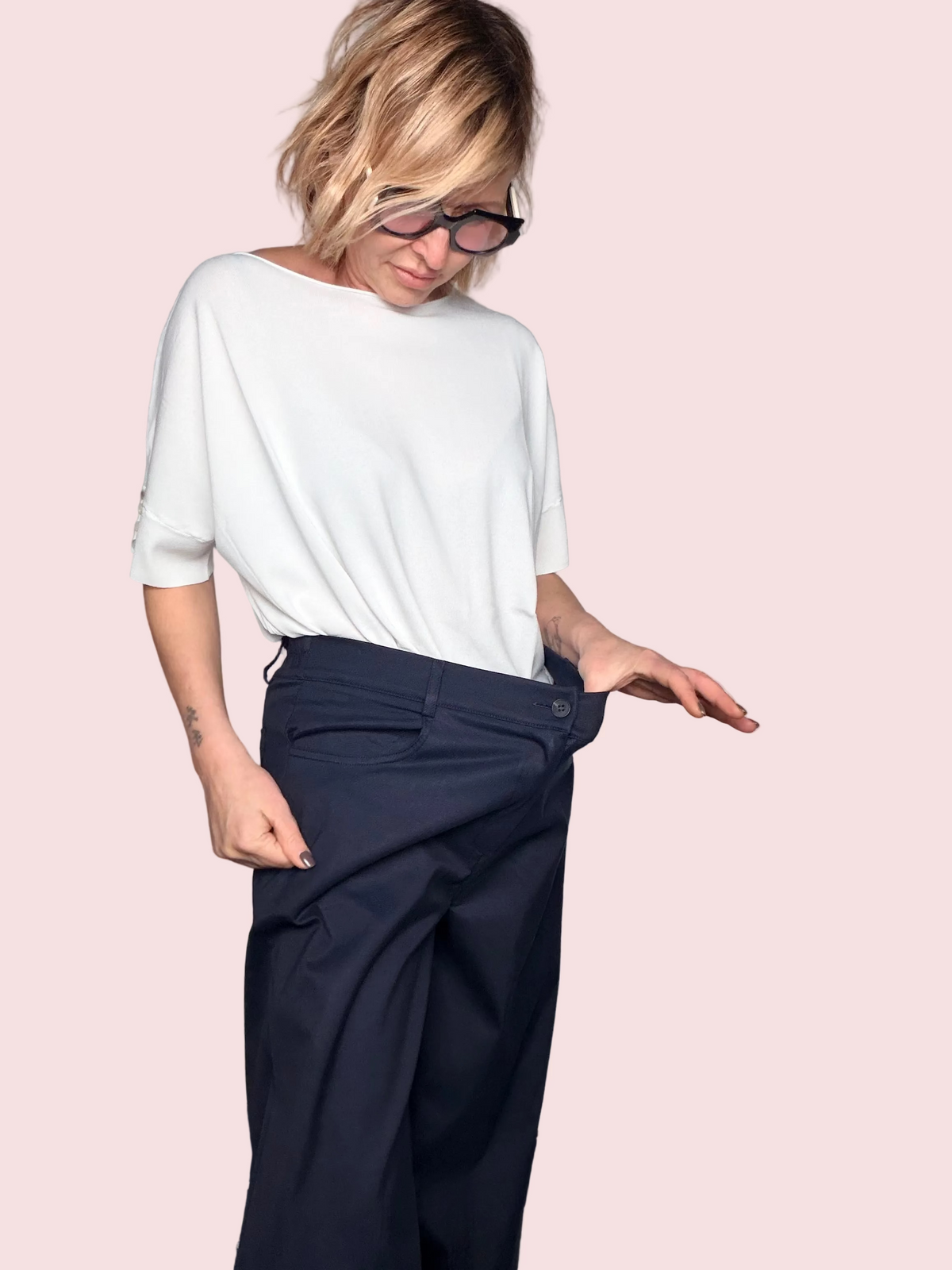 Pantalone Ampio in Cotone