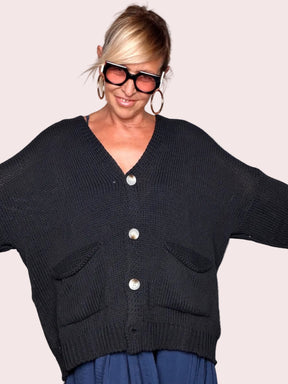 Cardigan Over in Maglia