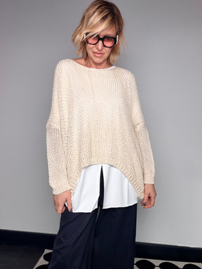 Maglia a Rete Oversize