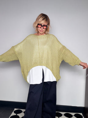 Maglia a Rete Oversize