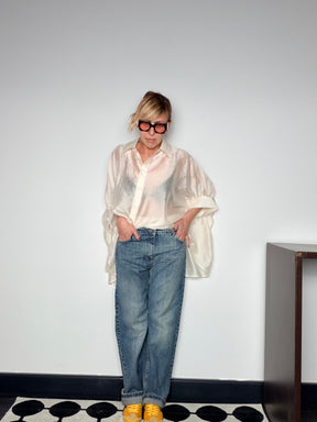 Jeans Wide Leg Vintage Wash