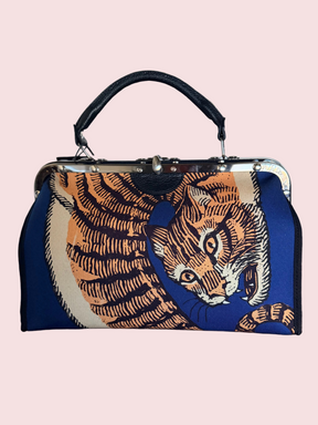 Doctor Bag Stampa Gatto Ukiyo-e