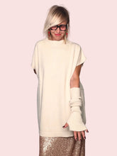 Tunica Oversize Manicotti Costina Dolcevita