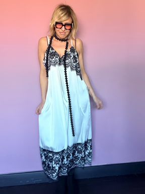 Slip Dress con Pizzo