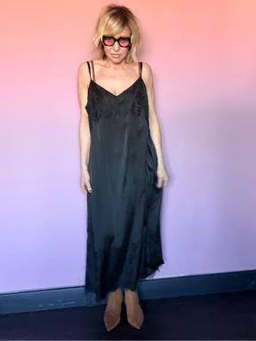 Slip Dress con Pizzo